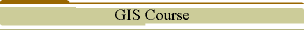 GIS Course